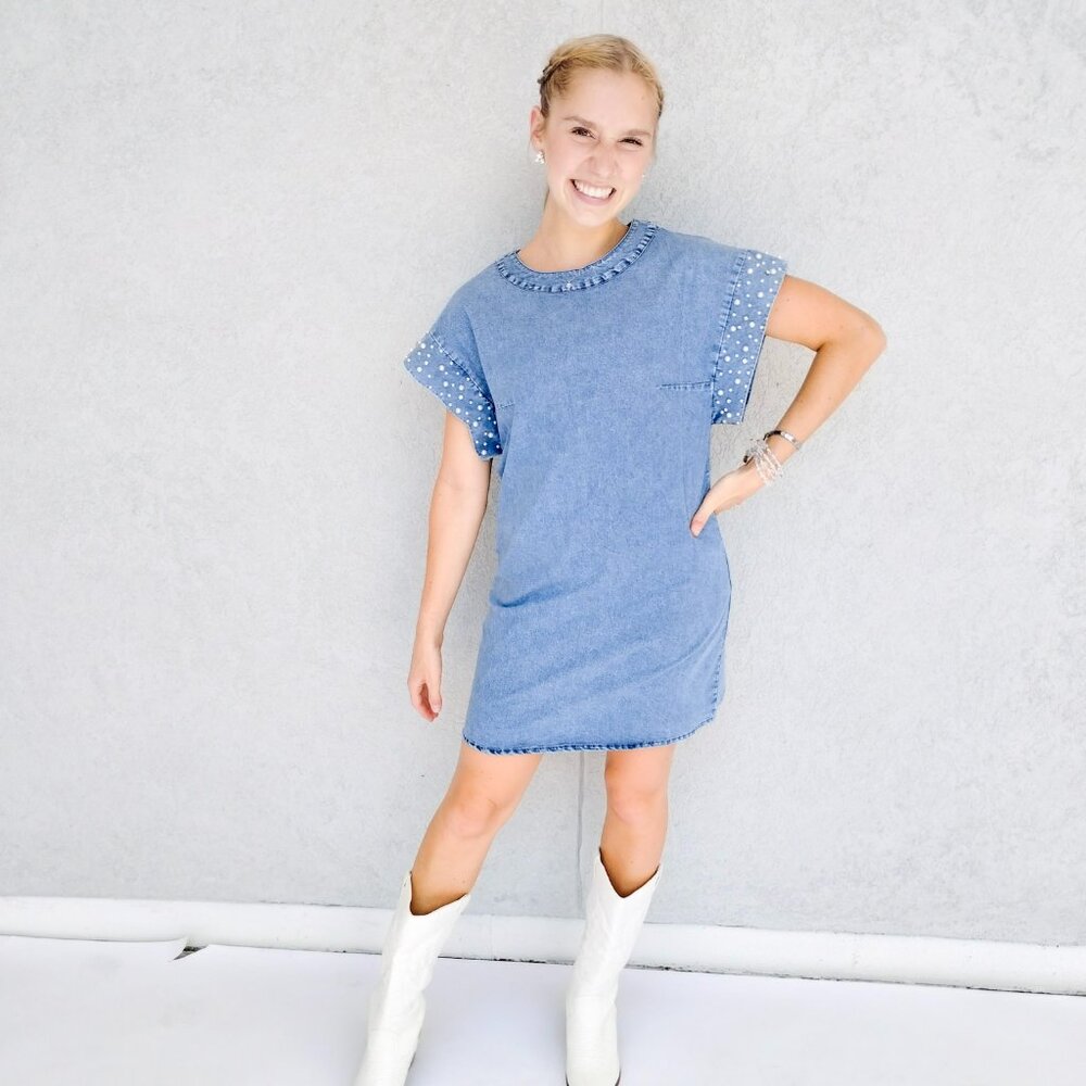 Denim and Diamonds Dress